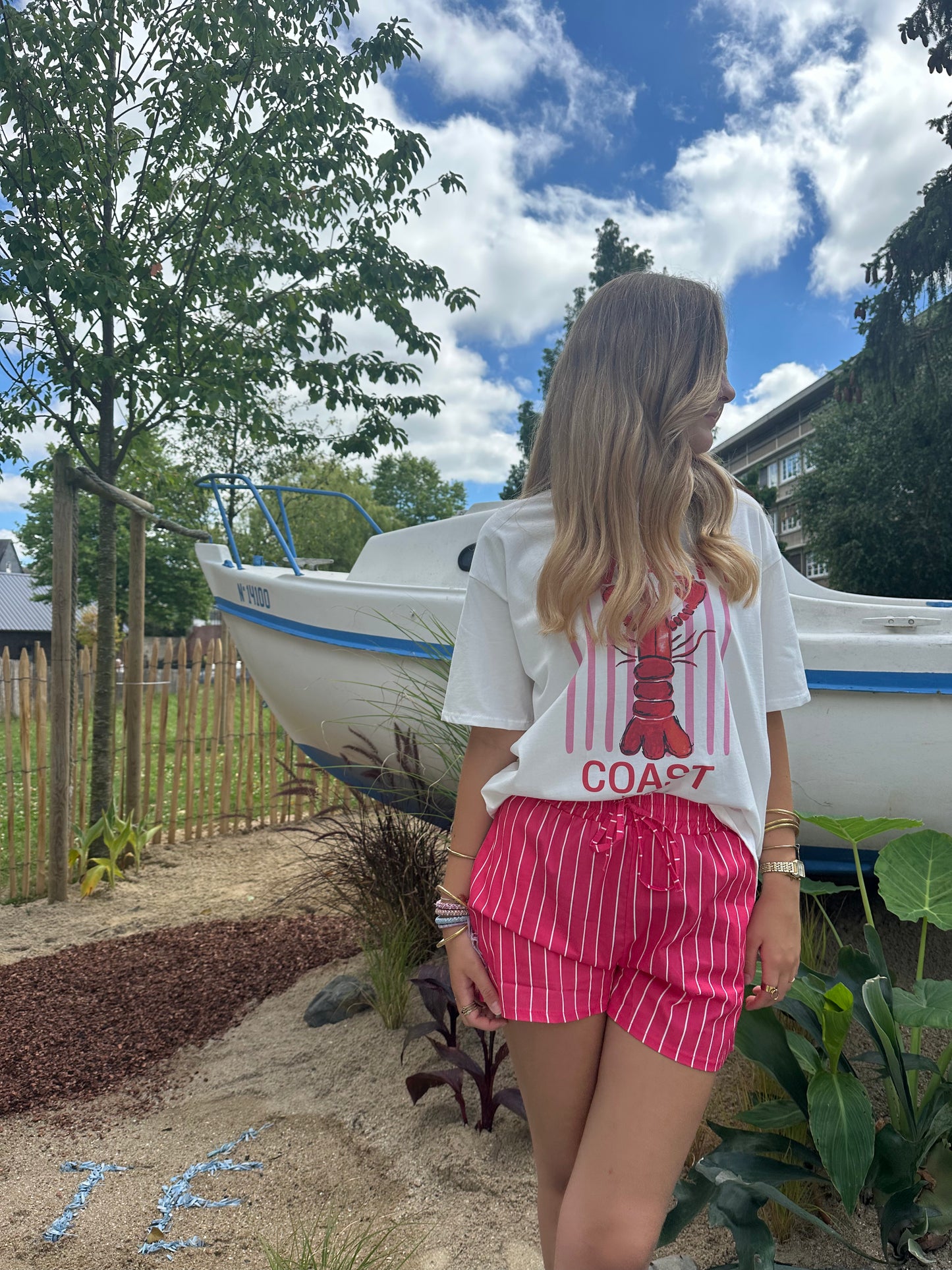 T-shirt " AMALFI COAST" - La maison de Manon