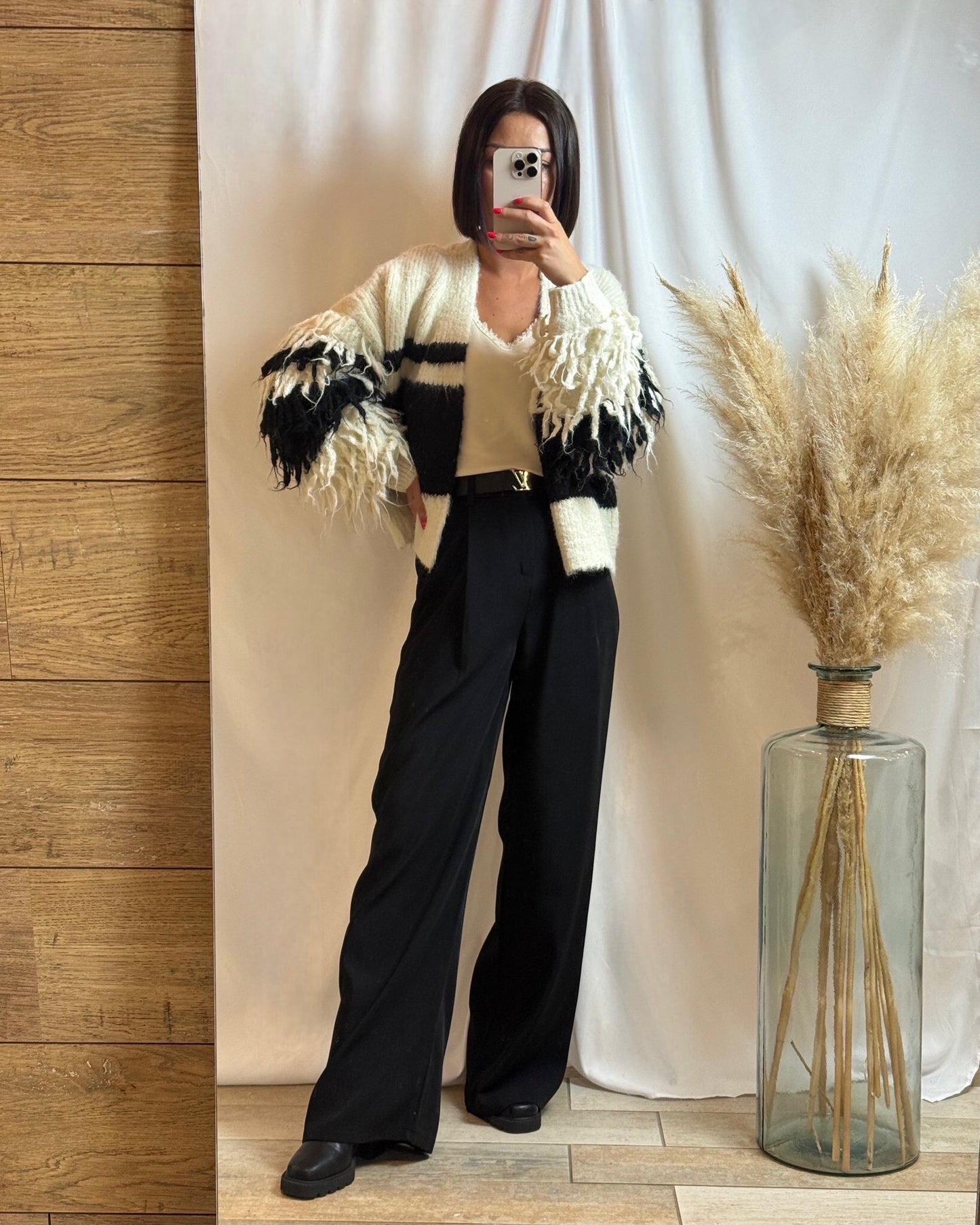 Pantalon noir fluide - La maison de Manon