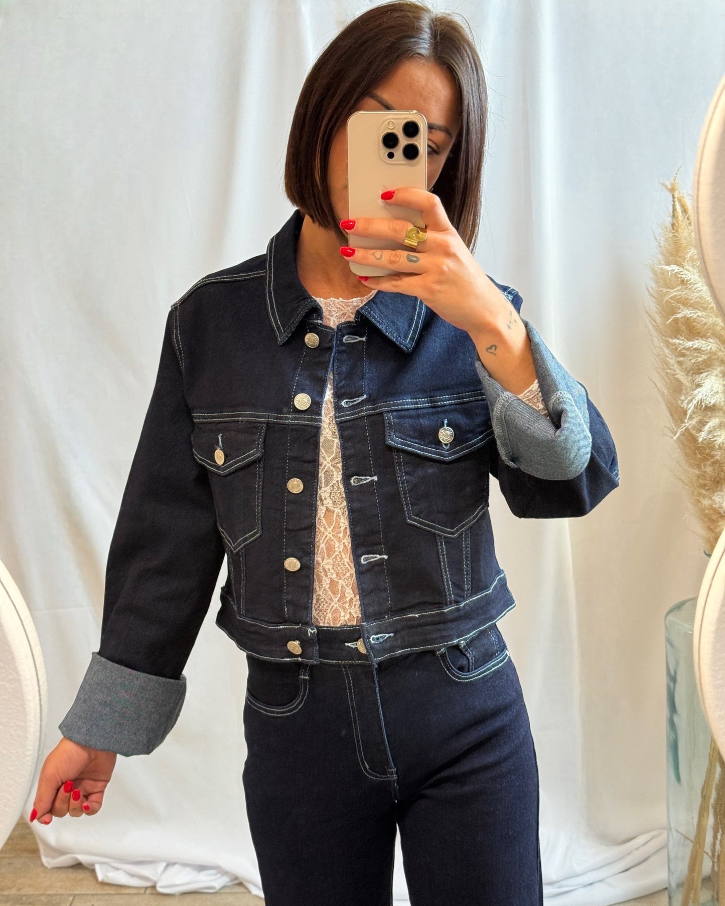 Veste en jean - La maison de Manon
