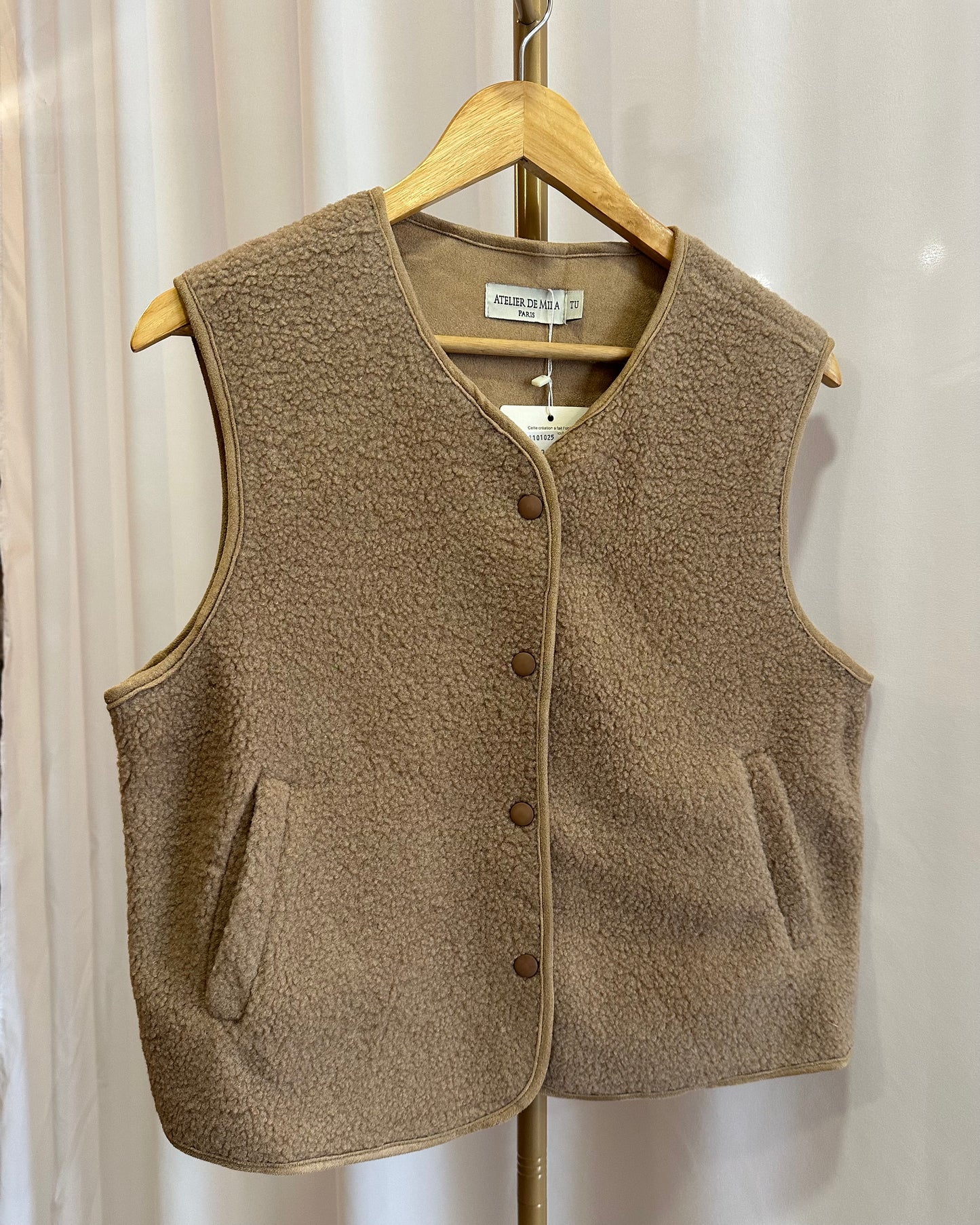 Gilet sans manches sherpa- La maison de Manon