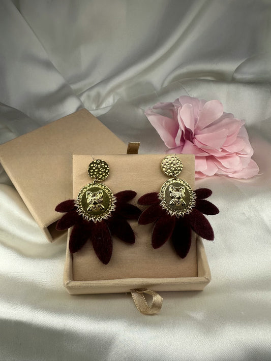 Boucles d’oreilles pétales - La maison de Manon