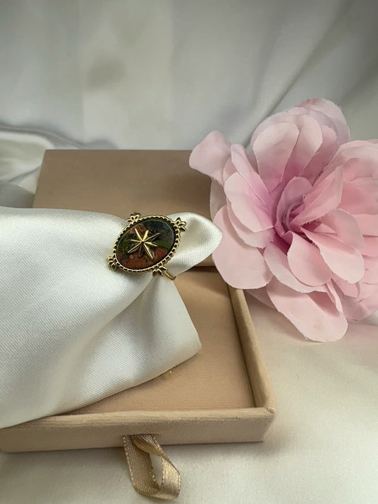 Bague médaillon étoilé - La maison de Manon
