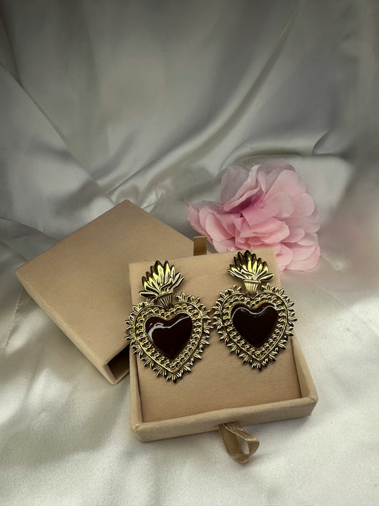 Boucles cœurs solaire choco - La maison de Manon