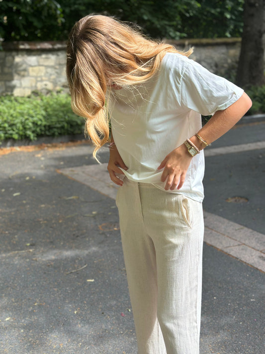 Pantalon en lin - La maison de Manon