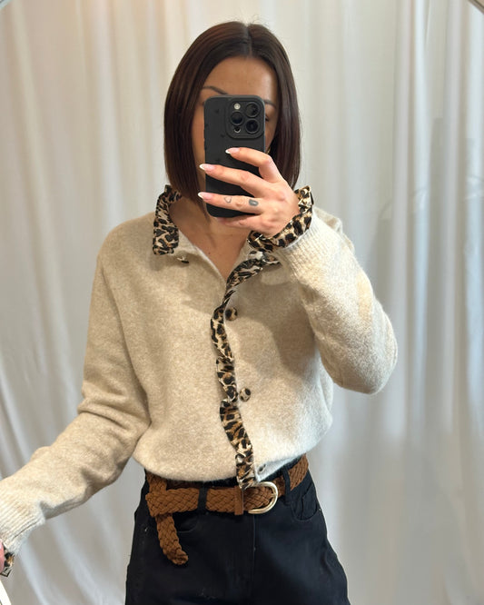 Cardigan Léopard - La Maison de Manon