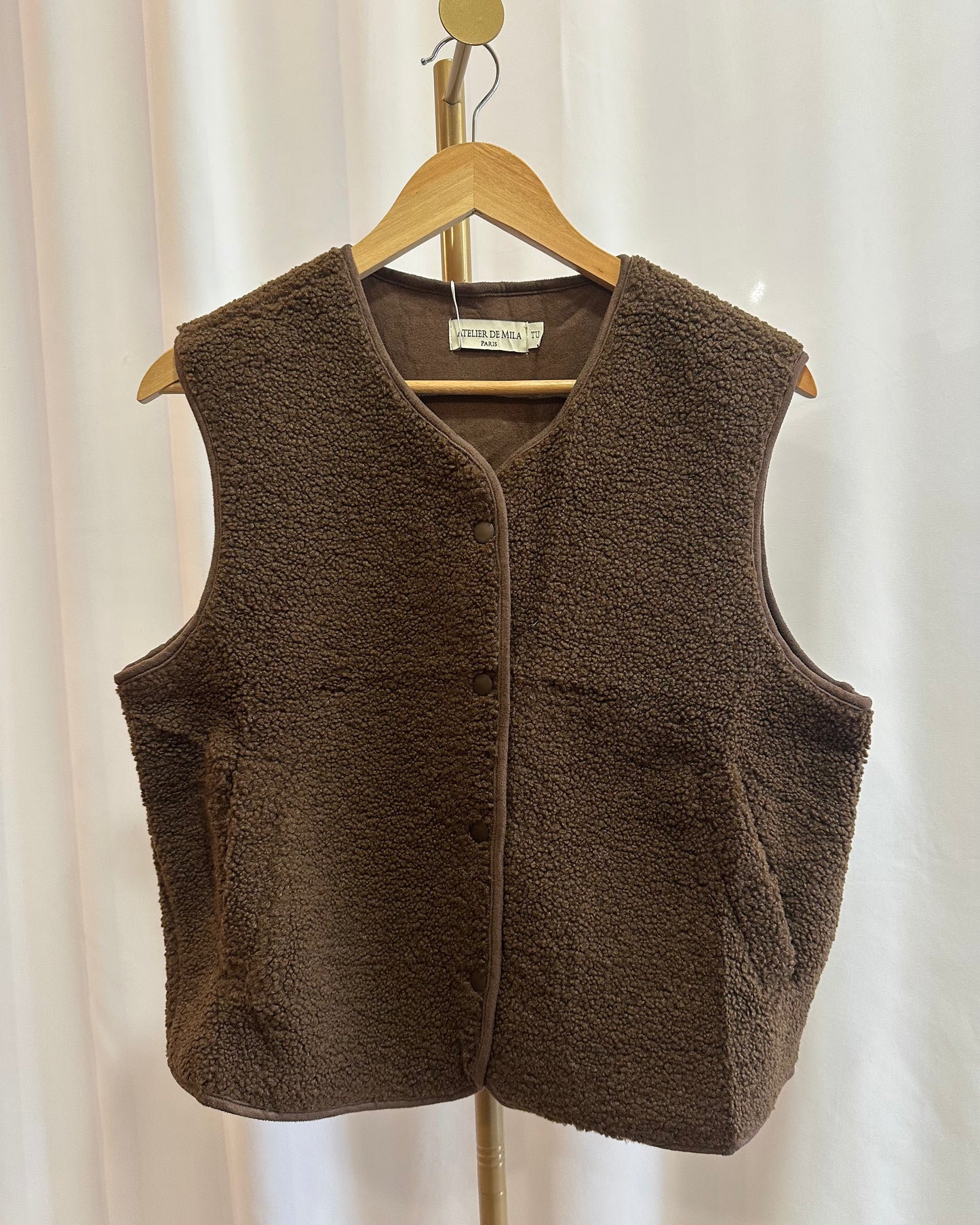 Gilet sans manches sherpa- La maison de Manon