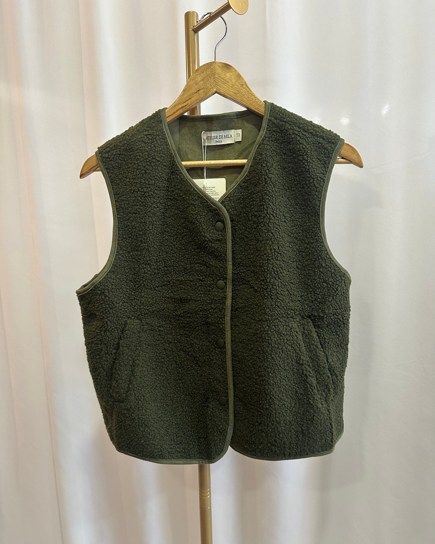 Gilet sans manches sherpa- La maison de Manon