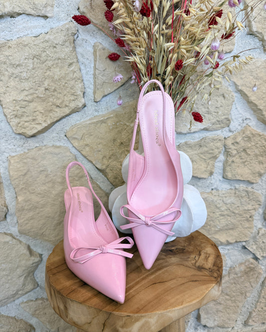 Escarpins rose barbie - La maison de Manon￼