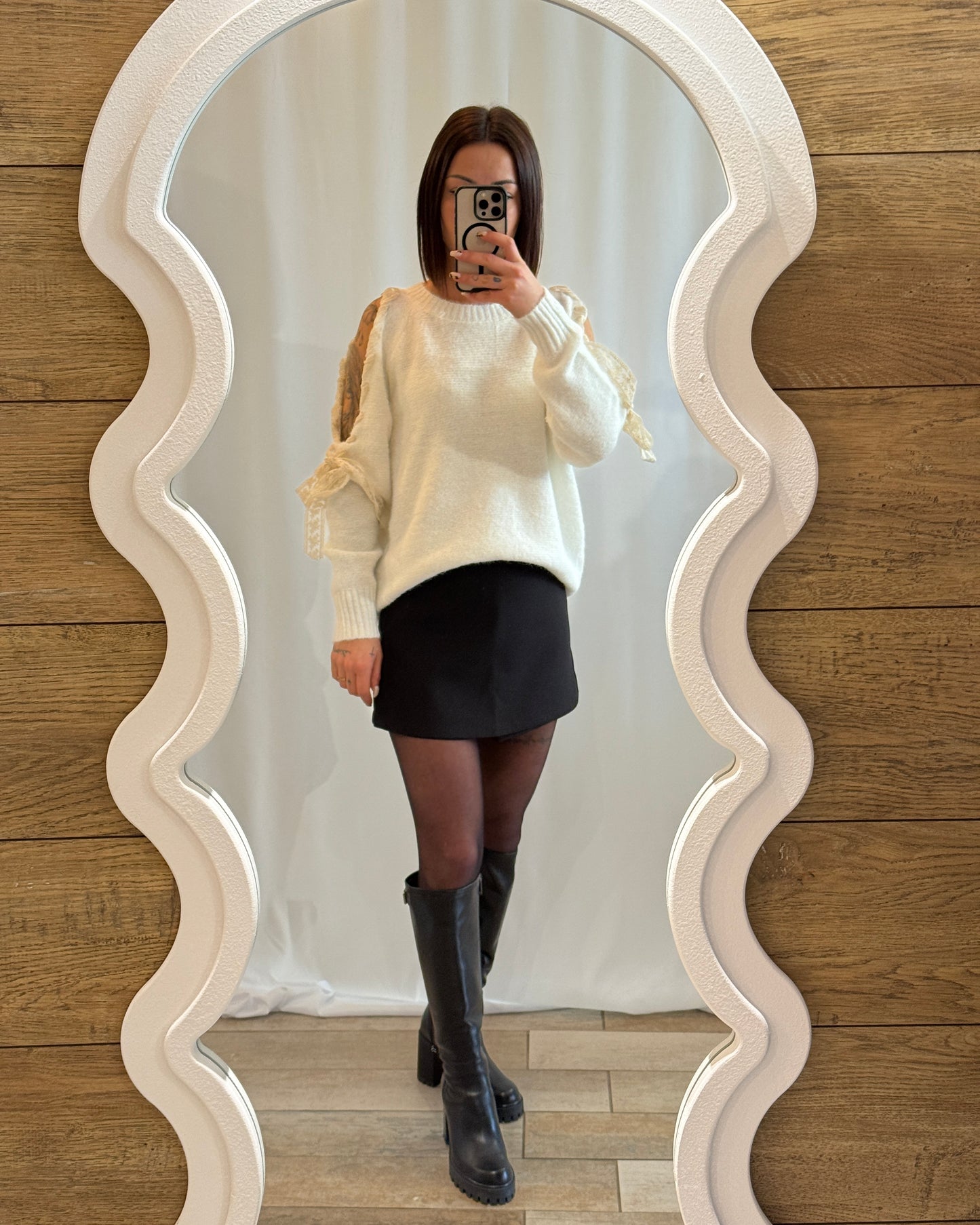 Jupe short noire - La Maison de Manon